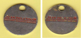 Jeton De Caddie " Jean DELATOUR " Fabricant Horloger Bijoutier (recto-verso ) [E]_j465 - Einkaufswagen-Chips (EKW)