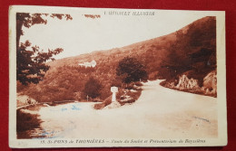 CPA Abîmée  -  St-Pons-de-Thomières - Route Du Soulié Et Préventorium De Bayssières - Saint-Pons-de-Thomières