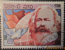 LAOS ~ 1983 ~ S.G. 686, ~ DEATH CENTENARY OF KARL MARX. ~ VFU #03427 - Laos