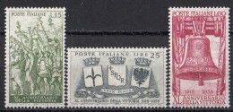 ITALY 1021-1023,unused - Non Classés