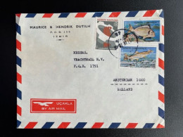 TURKEY 1976 AIR MAIL LETTER IZMIR TO AMSTERDAM 17-04-1976 TURKIJE TURKIYE - Covers & Documents