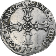 France, Henri IV, 1/4 Ecu, 1603, Bayonne, Argent, TTB, Gadoury:597 - 1589-1610 Henri IV Le Vert-Galant