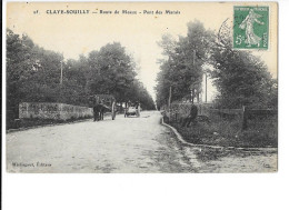 Claye-Souilly - Route De Meaux - Pont Des Marais - édit. Michagaut 25 + Verso - Claye Souilly