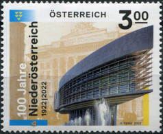 Austria 2022. 100th Anniversary Of Lower Austria (MNH OG) Stamp - Ungebraucht
