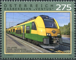 Austria 2022. Raab-Oedenburg-Ebenfurth Railway (MNH OG) Stamp - Ongebruikt