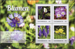 Austria 2023. Flowers (MNH OG) Miniature Sheet - Nuovi