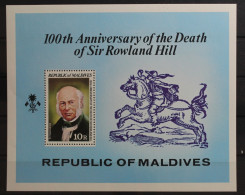 Malediven Block 56 Mit 821 Postfrisch #TE445 - Maldives (1965-...)