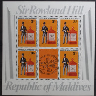 Malediven 818 C Postfrisch Als Kleinbogen #TE448 - Maldives (1965-...)