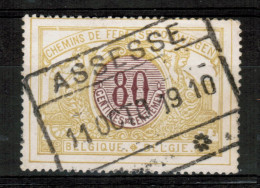 Chemins De Fer TR 39, Obliteration Centrale ASSESSE, RARE - Usados