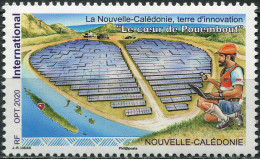 New Caledonia 2020. Solar Power Plant In Pouembout (MNH OG) Stamp - Unused Stamps