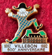 SUPER PIN'S "Arthus BERTRAND - ARLEQUIN De VILLEBON" 900em Anniversaire ZAMAC Or - Arthus Bertrand