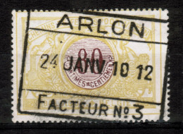 Chemins De Fer TR 39, Obliteration Centrale ARLON FACTEUR 3 - Usados