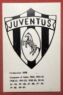 Cartolina Sport Calcio - Juventus - Fondazione 1898 - Campione D'Italia 1961 - Personalità Sportive