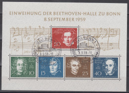 BRD 1959 - Block 2 Sauber ESST Gestempelt GEPRÜFT SCHLEGEL - Used Stamps