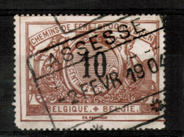 Chemins De Fer TR 15, Obliteration Centrale ASSESSE, RARE - Afgestempeld