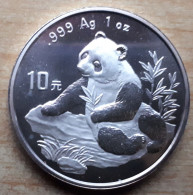 China, 10 Yuan 1998 - Silver Proof - Cina