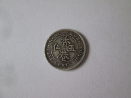 Hong Kong 5 Cents 1899 Very Nice Silver Coin/Argent,Queen Victoria - Hongkong