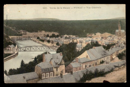 08 - FUMAY - VUE GENERALE - CARTE COLORISEE - VOIR ETAT - Fumay