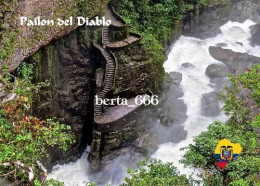 Ecuador Baños Devil's Cauldron Fall New Postcard - Ecuador