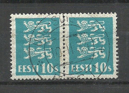 Estland Estonia 1934 O UUE-SUISLEPI Michel 79 As Pair - Estonia