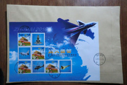 China.Souvenir  Sheet   On Registered Envelope - Covers & Documents