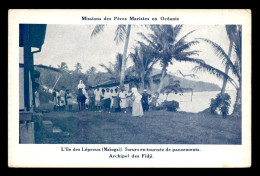 MISSIONS - OCEANIE - ARCHIPEL DES FIDJI - ILE DES LEPREUX, MAKOGAI - SOEURS EN TOURNEE DE PANSEMENTS - Missionen