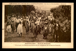 MISSIONS - SOEURS EUROPEENNES ET INDIGENES DE LA STE-FAMILLE - AFRIQUE DU SUD - BASUTOLAND - ECOLE DE NAZARETH - Misiones