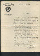 AUTOMOBILE CLUB POITEVIN, 32 RUE CARNOT POITIERS (VIENNE) - COURRIER DU 30 MAI 1906 - Auto's