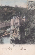 Belgique--DINANT--1906-- Chateau De WALZIN.....colorisée--..cachet  DINANT  Du 28-8-1906 --Taxe Au Verso. - Dinant