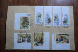 China. 4 Full Set  On Registered Envelope - Lettres & Documents