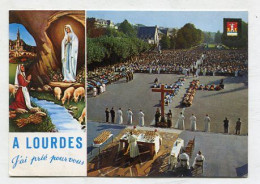 AK 211822 CHURCH / CLOISTER ... - Lourdes - Holy Places