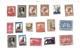 Collection De 27 Timbres  Oblitérés. - Colecciones