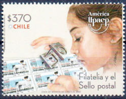 Chile 2023 ** America UPAEP: Philately And The Postage Stamp. Stamp On Stamp. Dog. - Chili