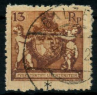 LIECHTENSTEIN 1921 Nr 51B Gestempelt X6F9076 - Used Stamps