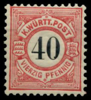 WÜRTTEMBERG AUSGABE VON 1875 1900 Nr 62 Postfrisch X7111F2 - Ungebraucht