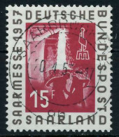 SAAR OPD 1957 Nr 400 Zentrisch Gestempelt X79C96E - Used Stamps