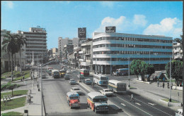 Panama City Central Avenue Street Scene Old PPC 1960s - Panama