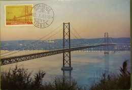 POSTAL MÁXIMO - PONTE SALAZAR - Maximumkaarten