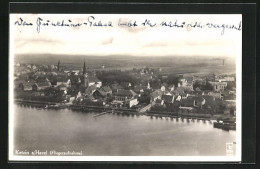 AK Ketzin An Der Havel, Fliegeraufnahme Mit Fluss  - Ketzin
