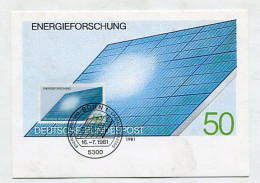 MC 211873 GERMANY - 1981 - Energieforschung - 1981-2000