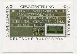 MC 211877 GERMANY - 1981 - Grundgedanken Der Demokratie - 1981-2000