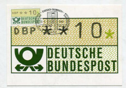 MC 211890 GERMANY - 1981 - Automaten-Postwertzeichen - 1981-2000