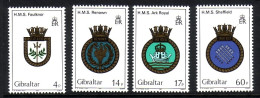 GIBRALTAR MI-NR. 465-468 POSTFRISCH(MINT) SCHIFFSWAPPEN (II) 1983 - Gibilterra