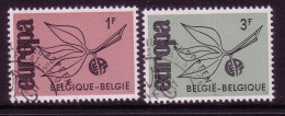 BELGIEN MI-NR. 1399-1400 O EUROPA 1965 - ZWEIG - 1965