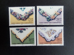 TÜRKISCH ZYPERN MI-NR. 528-531 POSTFRISCH(MINT) KUNSTHANDWERK KOPFTUCHSTICKEREI - Unused Stamps