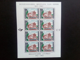 BELGIEN BLOCK 27 POSTFRISCH(MINT) 1000 JAHRE STADT YPERN 1962 - 1961-2001