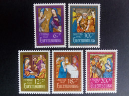 LUXEMBOURG MI-NR. 1185-1189 POSTFRISCH(MINT) CARITAS 1987 MINIATUREN VON STUNDENBÜCHERN (II) - Unused Stamps