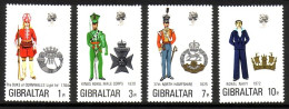 GIBRALTAR MI-NR. 279-282 POSTFRISCH(MINT) MILITÄRUNIFORMEN (IV) - Gibraltar