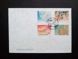 MADEIRA MI-NR. 172-175 A FDC KUNSTHANDWERK (I) SCHUHE WANDTEPPICH 1994 - Madère