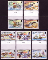 ALDERNEY MI-NR. 49-53 POSTFRISCH(MINT) ZWISCHENSTEGPAARSATZ LEUCHTFEUER 1991 LEUCHTTURM - Alderney